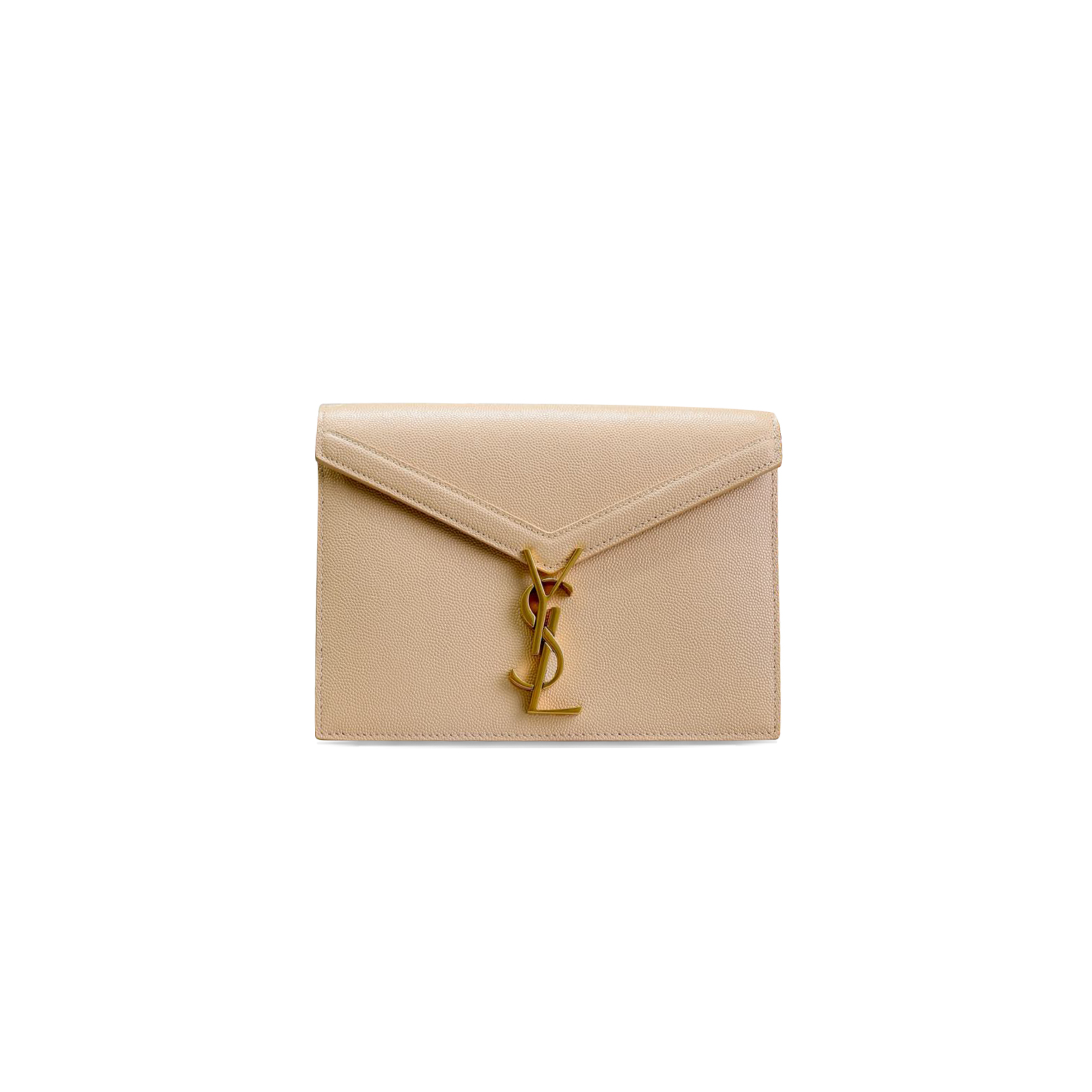 YSL CASSANDRA CHAIN BAG IN GRAIN DE POUDRE EMBOSSED LEATHER DD13138 (22*16.5*5.5cm)